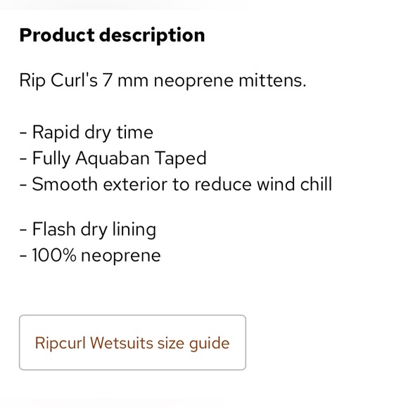 Rip Curl’s 7mm Neoprene Mittens.
The FLASHBOMB 7mm is the warmest option! - Picture 7 of 9